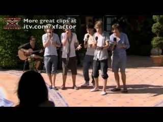One Direction парни поют песню Torn